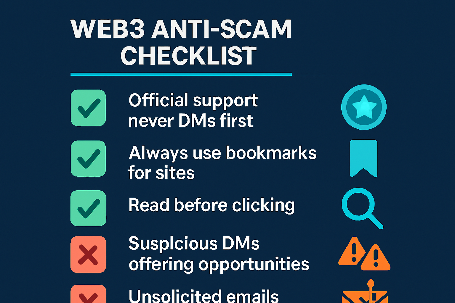 Web3 Anti-Scam Checklist